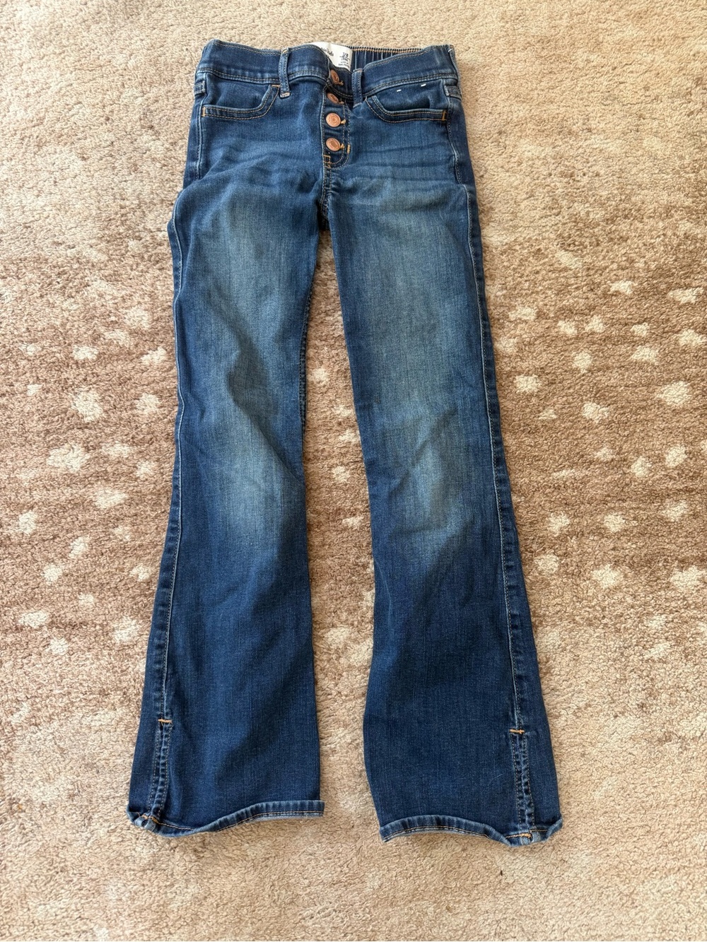 abercrombie kids Dark Blue Flare Jeans
